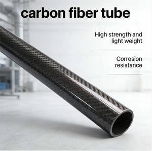 Высококачественная трубка из углеродного волокна на заказ, 90 мм, 60 мм, черная, легкая, высокопрочная, с услугой OEM - Product Image 1