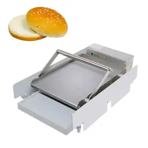 Fabriek Directe Burger Broodrooster Burger Snijmachine Met Hoge Kwaliteit