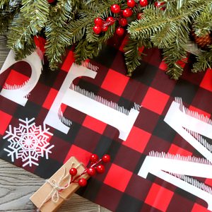 Front Door Welcome <strong>Christmas</strong> Porch Banners <strong>Black</strong> Porch Sign Hanging Xmas <strong>Decorations</strong> for Home Wall Indoor Outdoor <strong>Decorations</strong> - Product Image 5