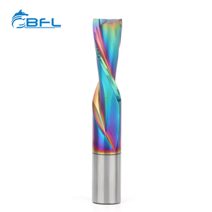 Cho bfl rắn Carbide 2-Flute xuống cắt End Mill <span class=keywords><strong>Router</strong></span> bits cho <span class=keywords><strong>Acrylic</strong></span> tùy biến OEM với altin lớp phủ - Product Image 1