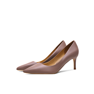 Premium Minimalist Court Shoes for Summer 6 CM Thin Heel Comfortable Soft Plus Size for Corporate Women in Office & Work - Product Image 1