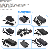 Adaptor Daya Switching 100-240V AC ke 36V 10A DC, Adaptor Daya DC 12V 15V 24V 5A 6A 6.25A 8A, Transformator Industri 36Volt 360W