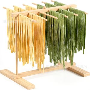 ชั้นวางเส้นก๋วยเตี๋ยวไม้ 3 ชั้น พับได้ สำหรับวางบนเคาน์เตอร์ในครัว - Product Image 1