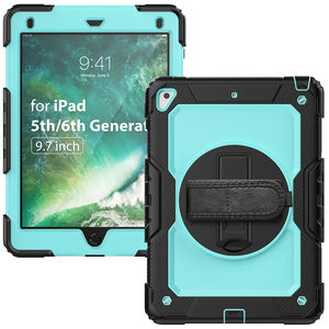 <span class=keywords><strong>2022</strong></span> 9.7 pouces protection complète housse de tablette robuste couleur Silicone enfants étui universel pour tablette avec sangle de support pour <span class=keywords><strong>iPad</strong></span> <span class=keywords><strong>Air</strong></span> 2 Pro - Product Image 2