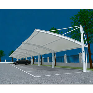 Structure de parking préfabriquée en tissu, structure tendue en PVC, structure membranaire pour voitures, abri de stationnement - Product Image 5