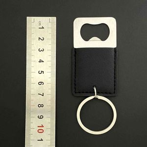 <b>Personalized</b> Groomsmen Gift Party Favors Portable Stainless Steel Laser Engraved Leatherette Leather <b>Keychain</b> Bottle Opener - Product Image 3