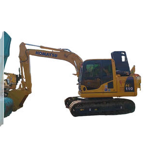 Excavadoras de orugas hidráulicas usadas KOMATSU PC110 de alta calidad, 11 toneladas, 110,-8, excavadoras de cubo de segunda mano - Product Image 1