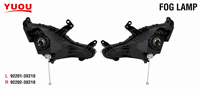 YUOU Nouvel ensemble de feux antibrouillard avant pour Hyundai Elantra 2014-2016 OEM 92201-3X210 92202-3X210 Feux de route Garantie 1 an