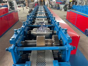 Máquina perfiladora de puerta de persiana perforada de <span class=keywords><strong>corte</strong></span> hidráulico con sistema de punzonado a precio barato - Product Image 5