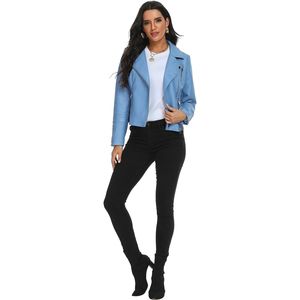 Ventes chaudes 2026 : Veste en cuir pour femme, veste en cuir tissée à la main, veste bomber en cuir bordeaux - Product Image 5