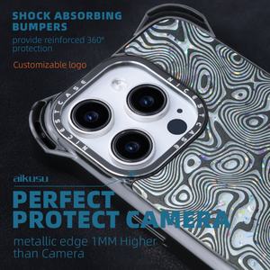 Funda Protectora para Teléfono Celular con Diseño de Impresión de Lujo Personalizada, a Prueba de Golpes, para iPhone 15 Pro Max 14 11 con Correa - Product Image 4