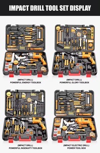 Kit d'outils électriques sans fil, perceuse, clé à main, boîte à outils, ensembles d'outils 2024-0003 - Product Image 4