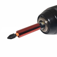 LXDTE Tige d'extension magnétique hexagonale 1/4 de 60 mm en acier au carbone avec adaptateur à dégagement rapide pour perceuse à percussion et réparation industrielle