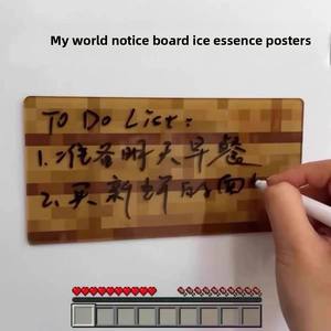 Decoración magnética de Frozen para My World, tablón de anuncios MC, imán de nevera, juego de estilo píxel, derivados de animación periféricos de Anime - Product Image 5