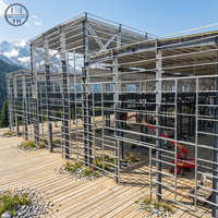 YUHUI Bâtiment à structure en acier multi-étages de conception unique, moderne, de norme américaine, respectueux de l'environnement et de pointe dans l'industrie