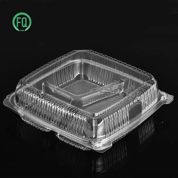 High quality Compartment Hamburger Takeout Box Clamshell Takeout Food Container