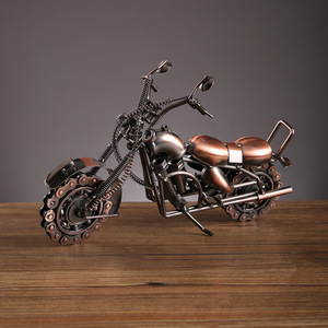 Wholesale Exquisite Handicraft Metal Motorcycle Craft Personalized Handmade Ornaments for Decoration