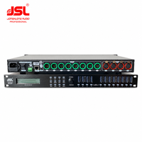 Processeur audio numérique professionnel 4 entrées 8 sorties, système de gestion des enceintes DSP 32 bits pour sonorisation de scène DPA480A