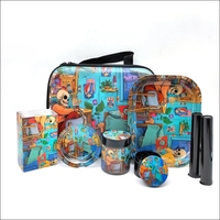 Accessoires pour fumeurs Fournisseur de produits Logo personnalisé en gros Machine à plateau roulant Kit de broyeur de tabac