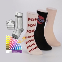 Chaussettes décontractées respirantes pour hommes avec logo et couleur personnalisés, mélange de coton, conception et maquette gratuites, emballage personnalisé