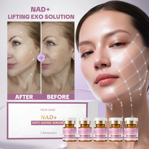 Сыворотка-бустер NAD+ для лица под собственной торговой маркой, с гиалуроновой кислотой и коллагеновыми пептидами, для ухода за кожей - Product Image 4