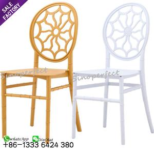 Chaise de banquet extérieure décorative en plastique pour mariage, fabriquée à Foshan - Product Image 1
