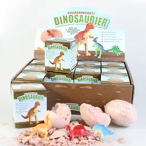 hot sale new arrival children educational archaeological excavation boys gift dinosaur egg dig it out toys for kids