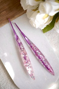 Juego de Agujas de Ganchillo de Resina Suave de Alta Densidad, Agarre Ergonómico Ligero, Antideslizante, Resistente y Duradero para Proyectos de Tejido - Product Image 4