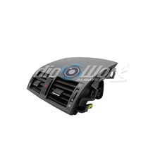Accessoires de tableau de bord intérieur de voiture, cadre d'autoradio pour TOYOTA COROLLA, panneau de sortie d'air 2007-2013 avec lumière d'urgence