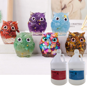 Professional clear Liquid Epoxy <strong>Resin</strong> 3:1 Crystal Clear Deep Pour <strong>Poxy</strong> <strong>Resin</strong> and Hardener for Make Art Craft - Product Image 1