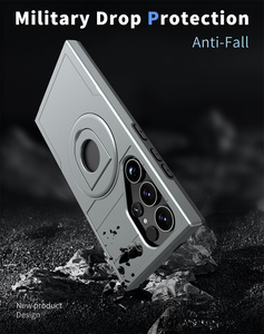 Nuova custodia magnetica per telefono cellulare con 360 rotante e supporto per anello per <span class=keywords><strong>Samsung</strong></span> S24 Ultra S24 <span class=keywords><strong>Plus</strong></span> - Product Image 5
