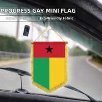 Drapeau miniature personnalisé à thème gay, imprimé numériquement, écologique, avec ventouse pour voiture et décoration murale de la maison
