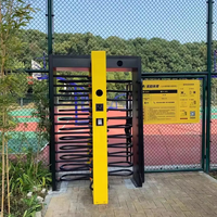 Torniquete de Altura Completa Zento para Gimnasios, Diseño Anti-Colisión, Solución de Control de Acceso Duradera y Segura