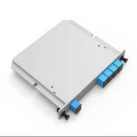 Module de Cassette Optique à Faible Perte FTTH 1x4 PLC avec Connecteur SC/UPC