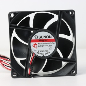 Ventilador Axial de Refrigeración SUNON ME80251V3-000C-F99 Eléctrico OEM/ODM 80x80x25mm 12VDC 1.1W con Rodamiento Vapo para Gabinetes e Inversores - Product Image 1