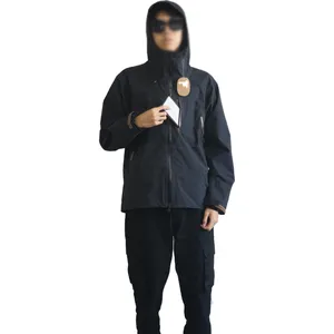 디자이너 브랜드 럭셔리 의류 고품질 남성 야외 방수 스포츠웨어 방풍 윈드 브레이커 후드 비옷 재킷