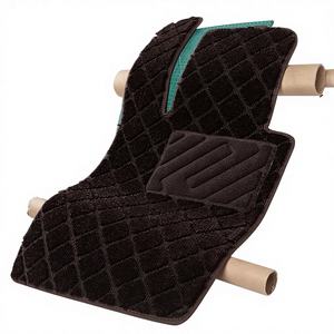 Tapis de sol de voiture sur mesure pour <span class=keywords><strong>Aston</strong></span> Martin DBX, style sport, intérieur de luxe, ensemble complet 3 pièces, 10 mm d'épaisseur, toutes saisons - Product Image 1