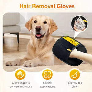 Guanto per la rimozione dei peli di animali domestici di lusso a doppia faccia, nuovo modello 2026, per gatti e cani, riutilizzabile ed efficiente, ideale anche per l'uso in bagno - Product Image 4