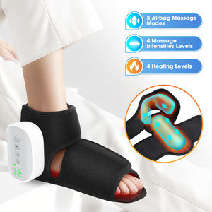 Ceinture de massage chauffante rechargeable Eveekon pour les pieds, avec compression d'air sans fil, masseur de cheville avec chaleur et USB - Product Image 2
