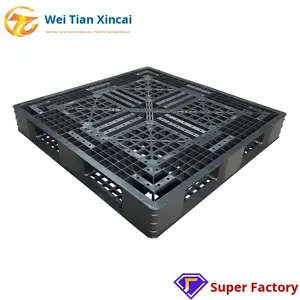 Palet <span class=keywords><strong>de</strong></span> Plástico Azul <span class=keywords><strong>de</strong></span> <span class=keywords><strong>Segunda</strong></span> <span class=keywords><strong>Mano</strong></span>, Acrílico Negro, Material Viejo, Contenedor <span class=keywords><strong>de</strong></span> Envío, Exportación, No Reciclable, Palet para Montacargas - Product Image 5