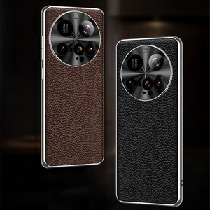 Litchi Funda móvil con diseño de patrón de cuero genuino para <span class=keywords><strong>Xiaomi</strong></span> 12S Ultra Business Style Phone Case para <span class=keywords><strong>Xiaomi</strong></span> 15 14 13 Ultra - Product Image 2