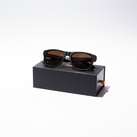 Boîte cadeau rigide en papier avec lamination mate pour lunettes de soleil de luxe écologiques, logo personnalisé OEM