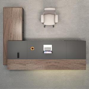 Escritorio de Oficina en Esquina en Forma de L, Moderno y de Lujo, de Madera Maciza Resistente, Mesa Ejecutiva para Jefe, Gerente o Abogado - Product Image 6