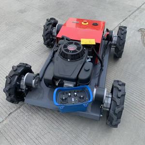 Tondeuse à gazon télécommandée tout-terrain à roues 4x4, robot tondeuse RC avec moteur 9HP pour jardins et pelouses en pente - Product Image 2