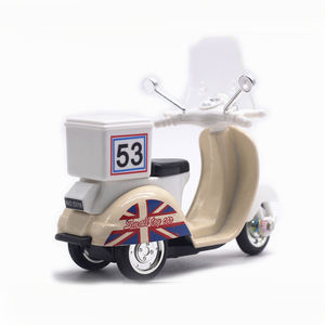 1/43 nuovo modello di consegna <span class=keywords><strong>moto</strong></span> Cartoon Diecast <span class=keywords><strong>moto</strong></span> tirare indietro modello di <span class=keywords><strong>moto</strong></span> giocattolo per torta cottura ornamento regalo per bambini - Product Image 3