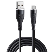 Cable de Datos de Carga Rápida TPE con Conectores USB-A/Micro USB/Tipo-C, Conductor de Cobre Puro para Teléfonos Móviles, Cámaras y Auriculares
