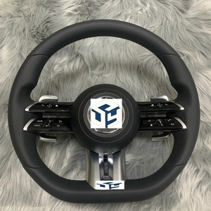 Volant en cuir <span class=keywords><strong>Mercedes</strong></span> <span class=keywords><strong>AMG</strong></span> cousu à la main pour <span class=keywords><strong>Mercedes</strong></span> <span class=keywords><strong>AMG</strong></span> GT <span class=keywords><strong>CL</strong></span> CLS CLA A E S C36 G63 C43 ML SL W204 W213 W211 W205 - Product Image 6