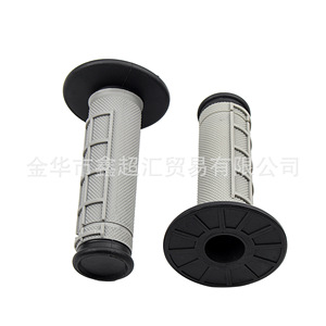 ที่จับแฮนด์รถจักรยานยนต์ซูชิงกันลื่น ทนทานต่อการสึกหรอ แบบสองสี ครึ่งตาราง สำหรับอุปกรณ์เสริมจักรยานออฟโรด - Product Image 3