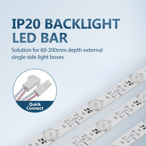 Bande LED rétroéclairée SMD3030 DC12V/24V 14 LED/m IP20 Courant Constant 160 °   Angle de faisceau idéal pour l'éclairage publicitaire des enseignes - Product Image 6