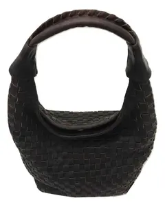 Genuine Leather Weaved Handbags for Women